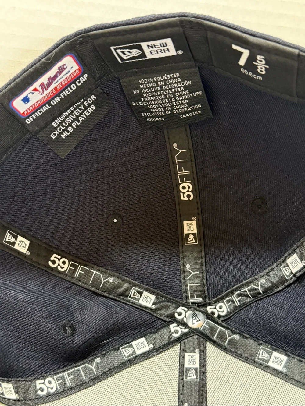 Atlanta Braves On Field Hat  7 5/8 New Era 59Fifty On-Field 2tone